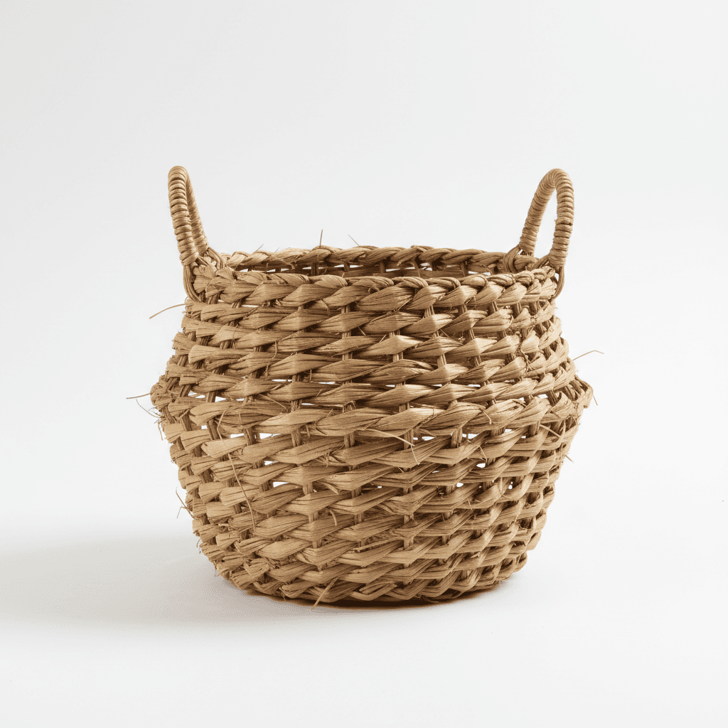 Woven Rattan Basket