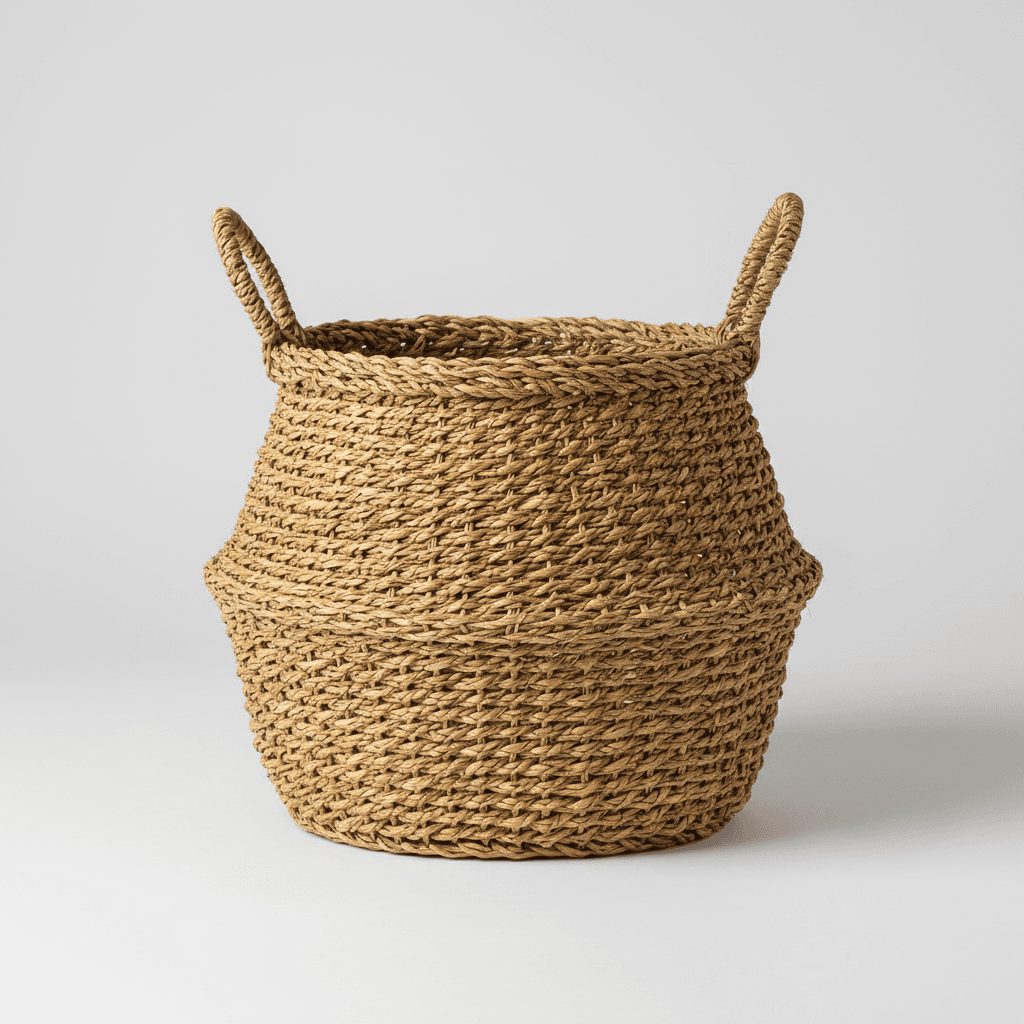 Woven Rattan Basket