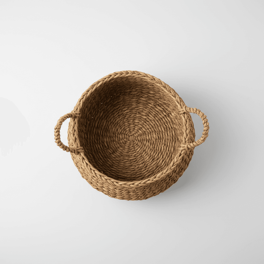 Woven Rattan Basket