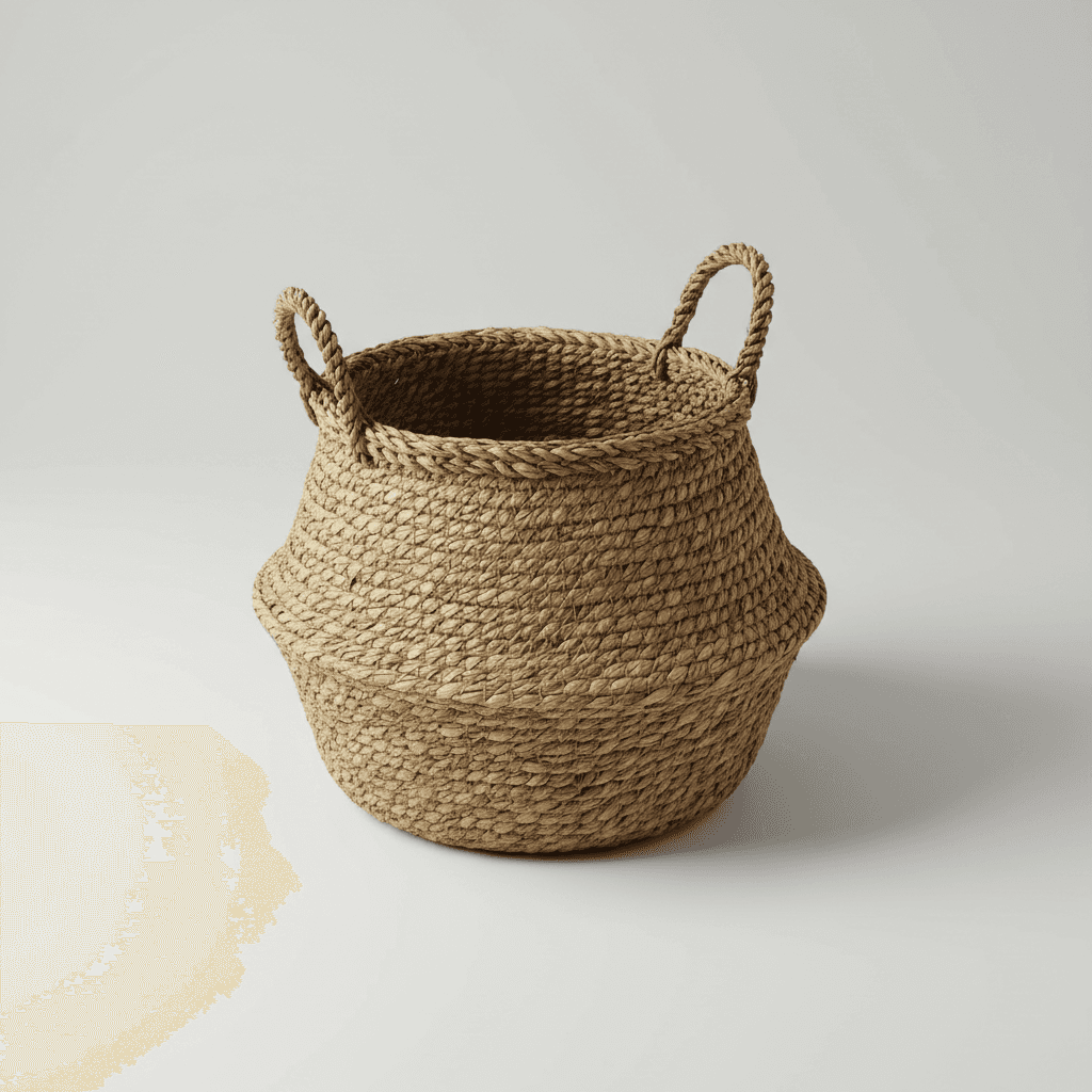 Woven Rattan Basket