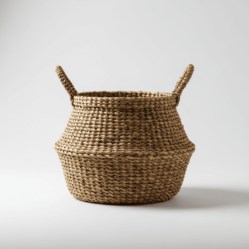 Woven Rattan Basket