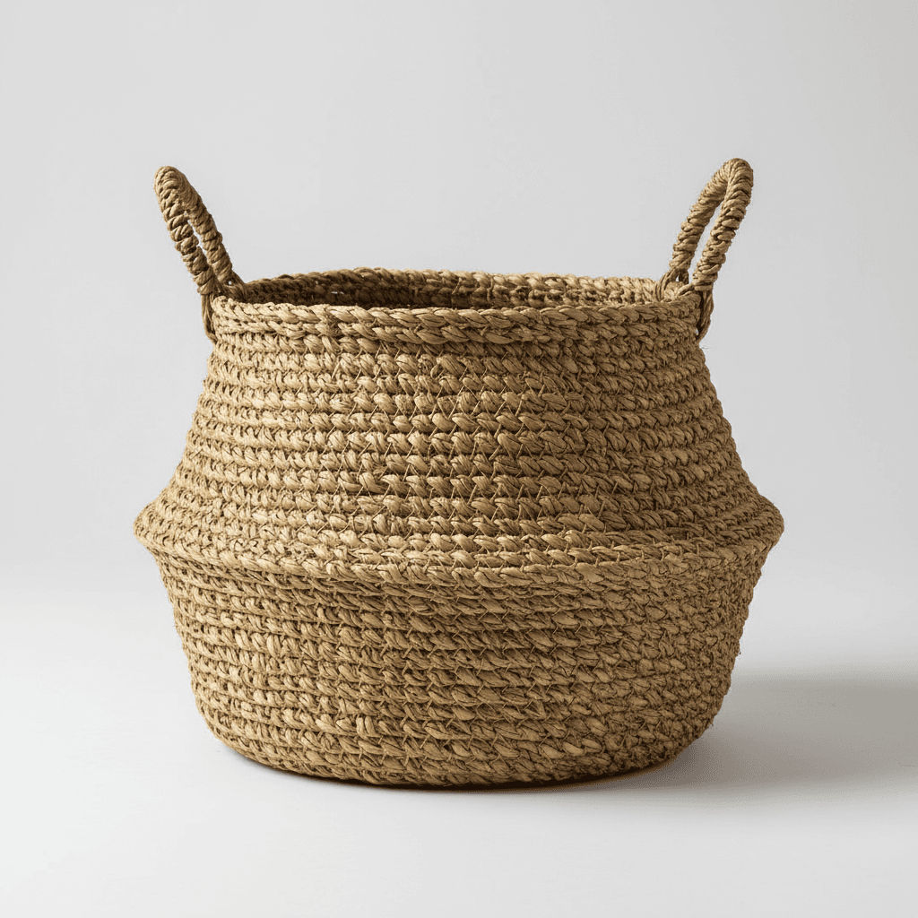 Woven Rattan Basket